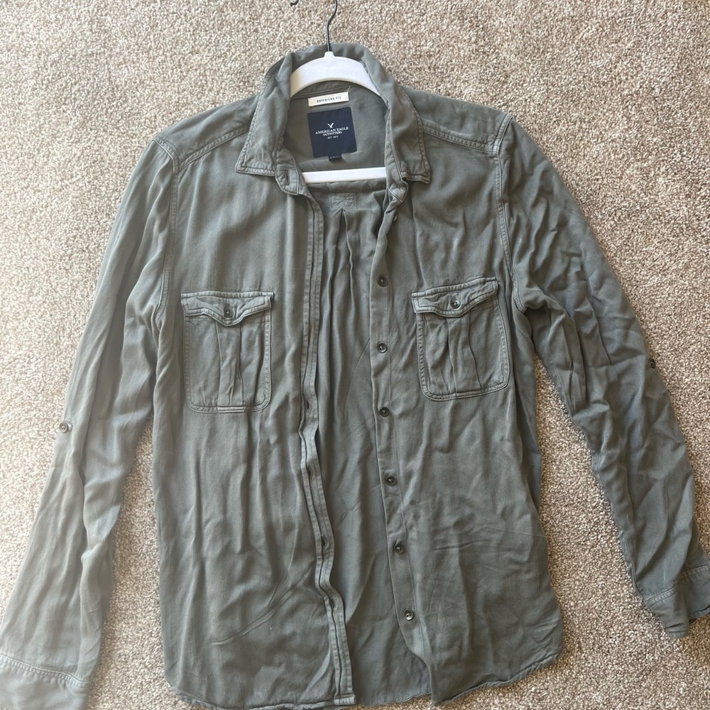 AMERICAN EAGLE KHAKI SHIRT